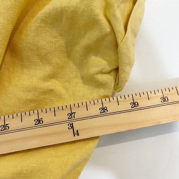 NEW Universal Thread Yellow Linen Utility Jumpsuit Tie Waist - Size 28 - Picture 9 of 9